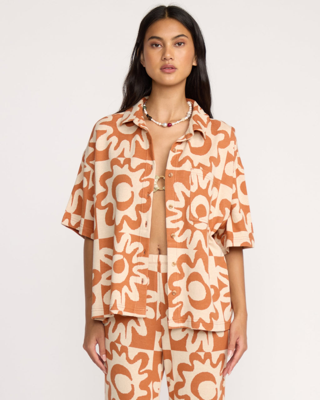 Lost Waves Short Sleeve T-Shirt - Sunburnt