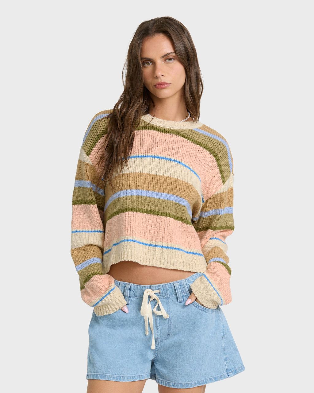 Bright Sol Sweater - Light Peach