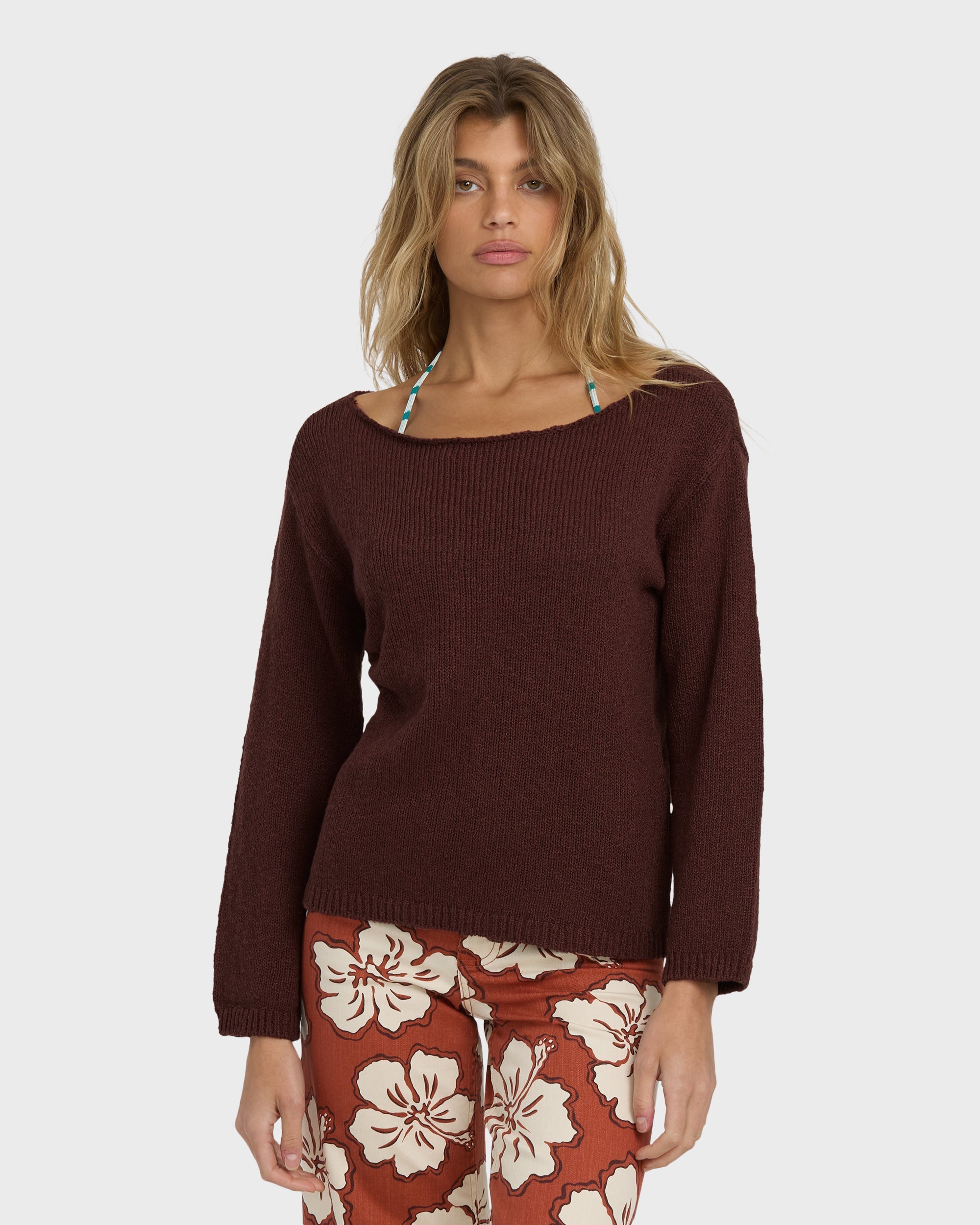 Ellipse Sweater - Teak