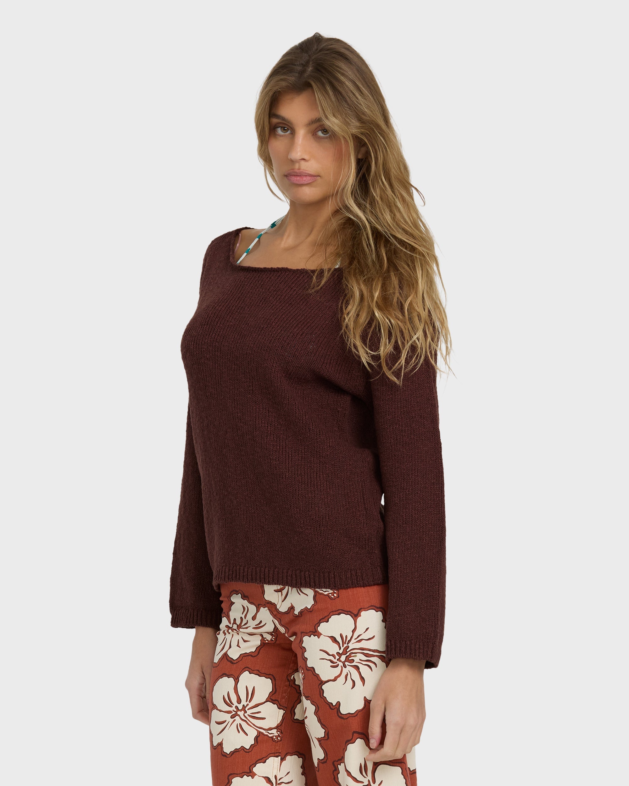Ellipse Sweater - Teak