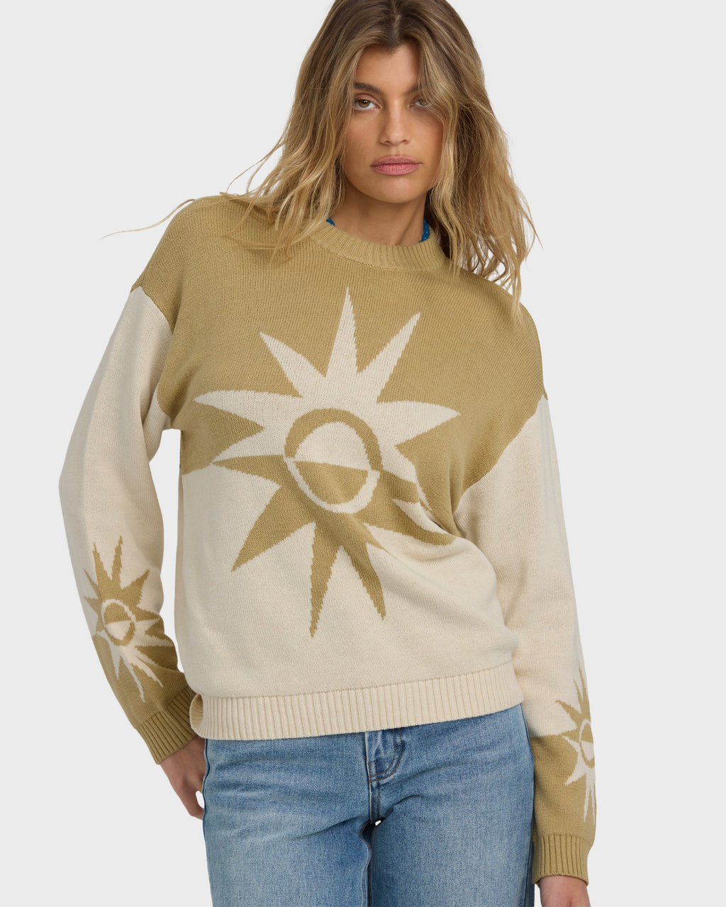 Reverse Heat Sweater - Green Ash