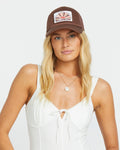 Across Waves Trucker Hat - Choc Chip
