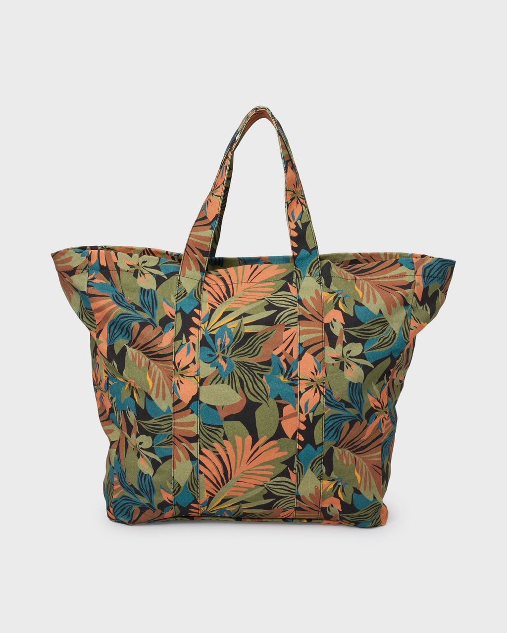 Poppins Playa Zip Top Tote - Black Multi