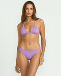 Summer High Triangle Bikini Top - Paradise Purple