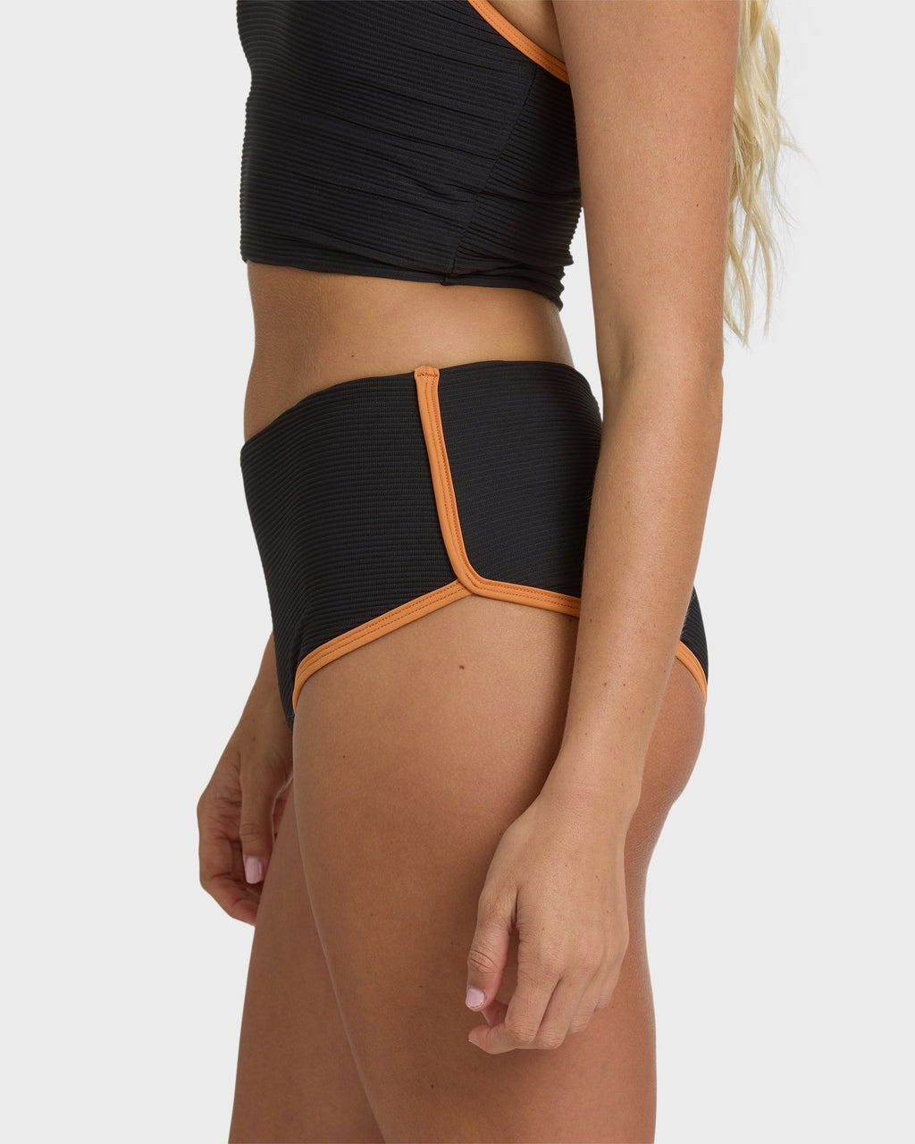 Tanlines Surf Short Surf Short Bikini Bottom - Black