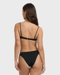 Sol Searcher Hike Medium Bikini Bottoms - Black Pebble