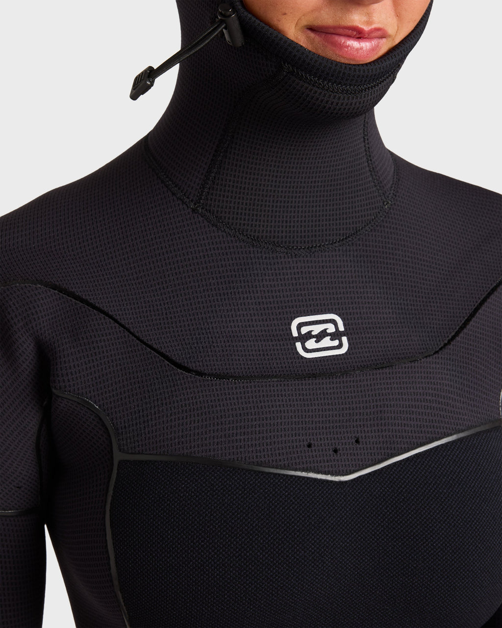 4/3mm Furnace Ultra GBS Hooded Chest Zip Full Wetsuit - Black
