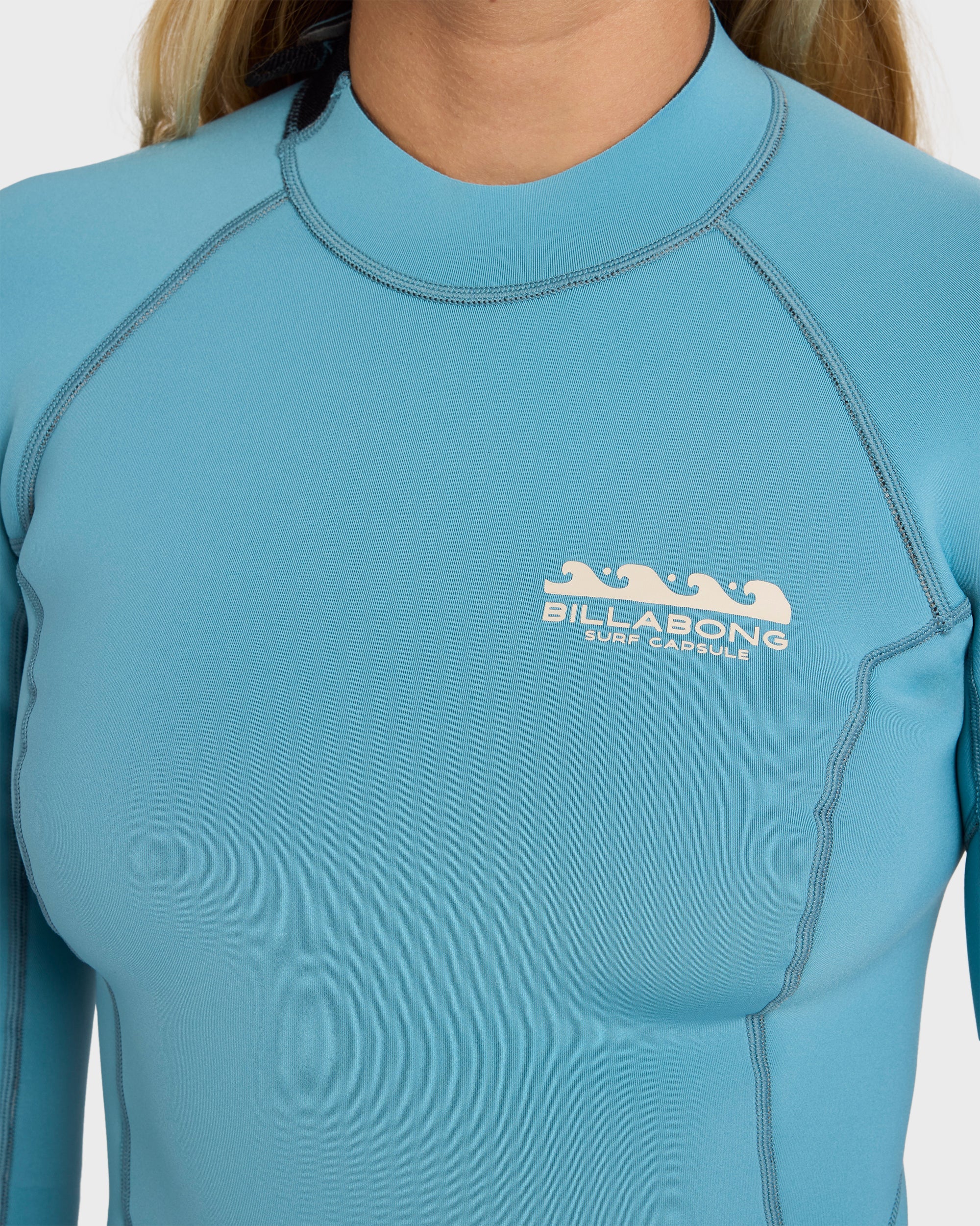 2mm Spring Fever Long Sleeve Springsuit - Surf Blue