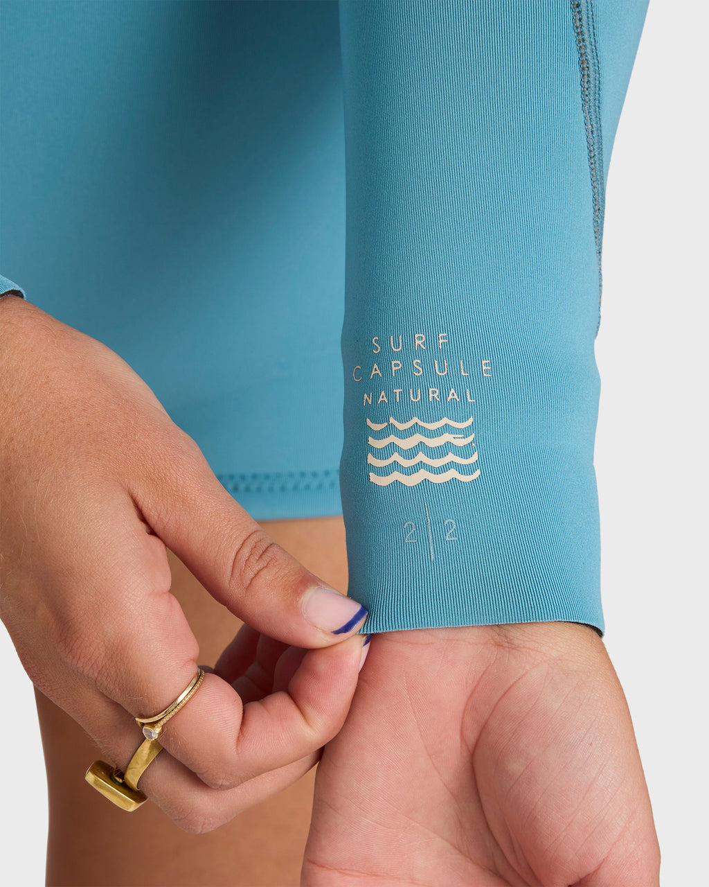 2mm Spring Fever Long Sleeve Springsuit - Surf Blue
