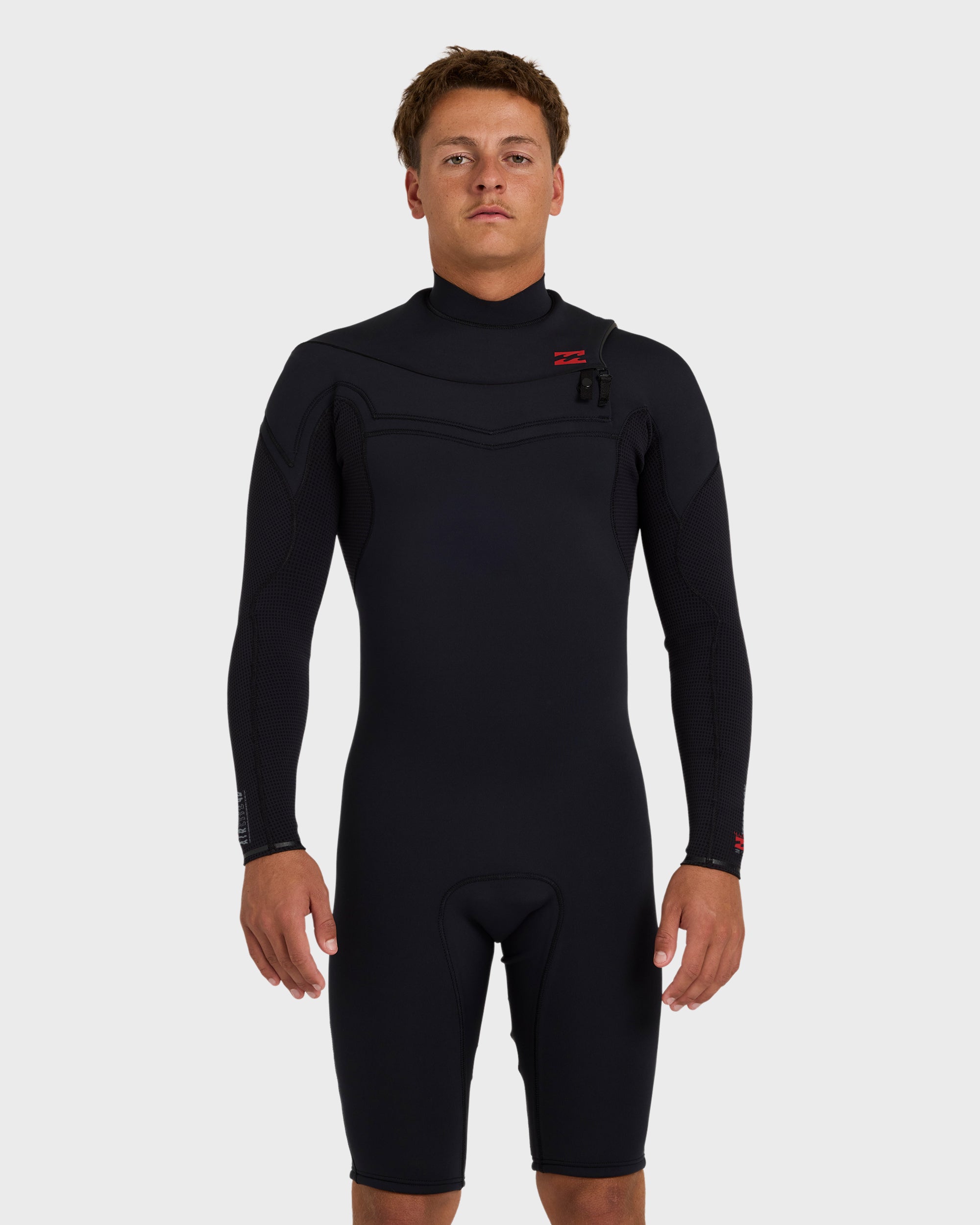 2/2mm Absolute Ultra Chest Zip Long Sleeve Springsuit - Black