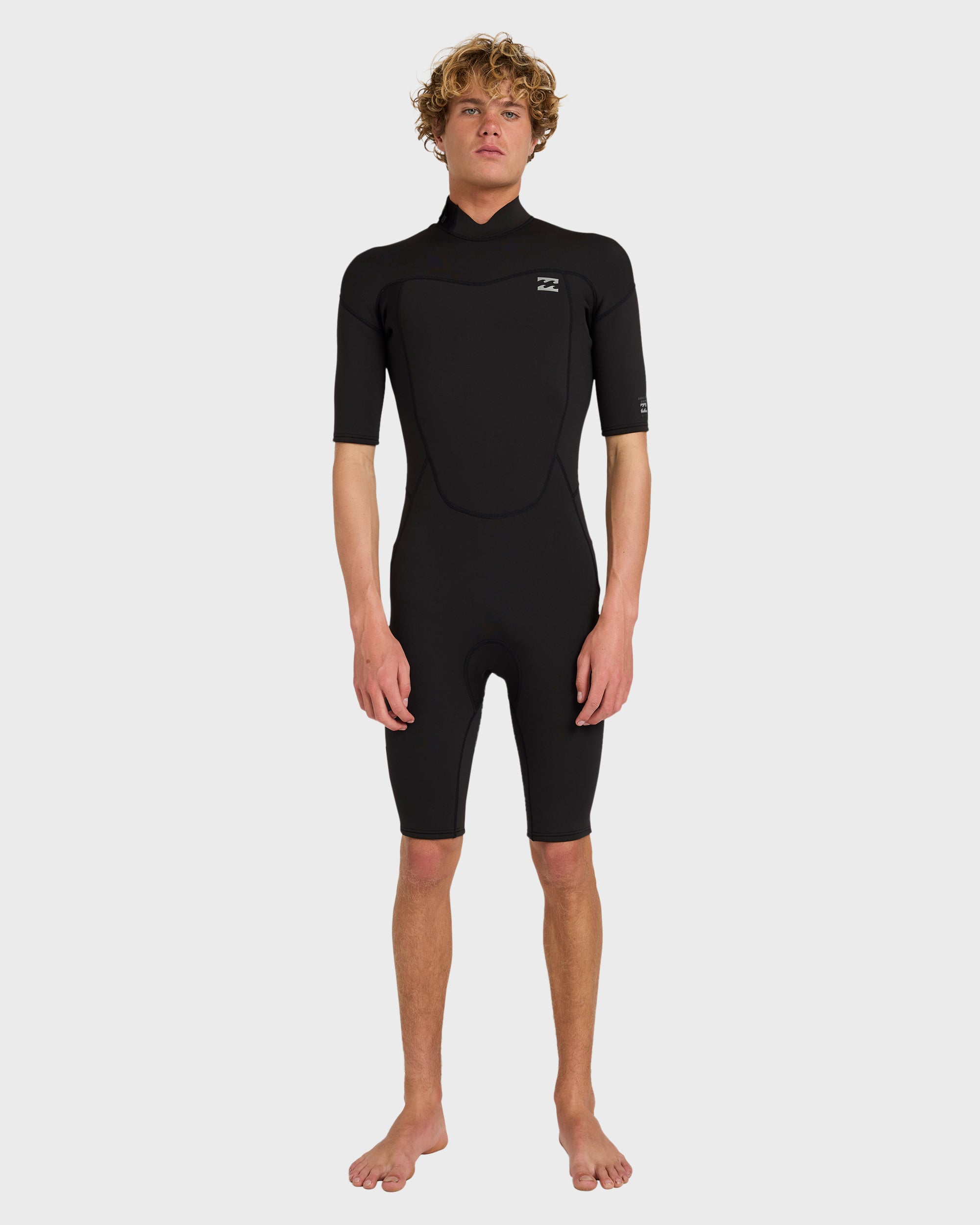 2/2mm Absolute Florida Short Sleeve Springsuit - Black