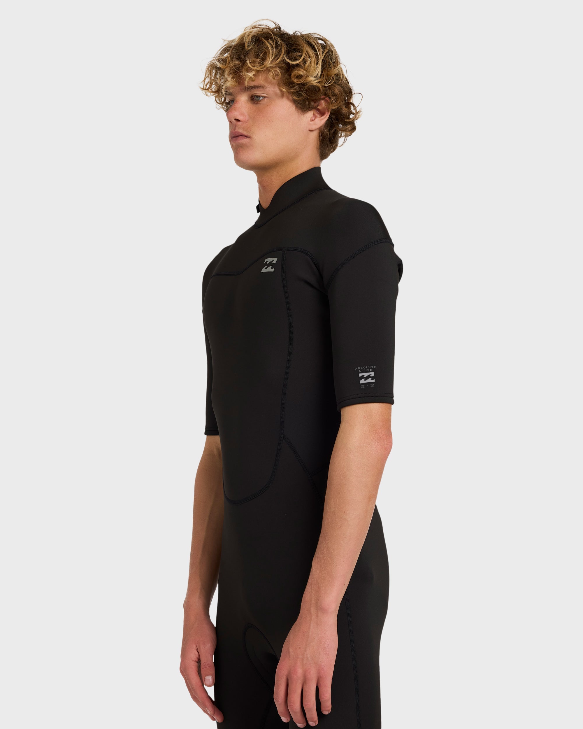 2/2mm Absolute Florida Short Sleeve Springsuit - Black