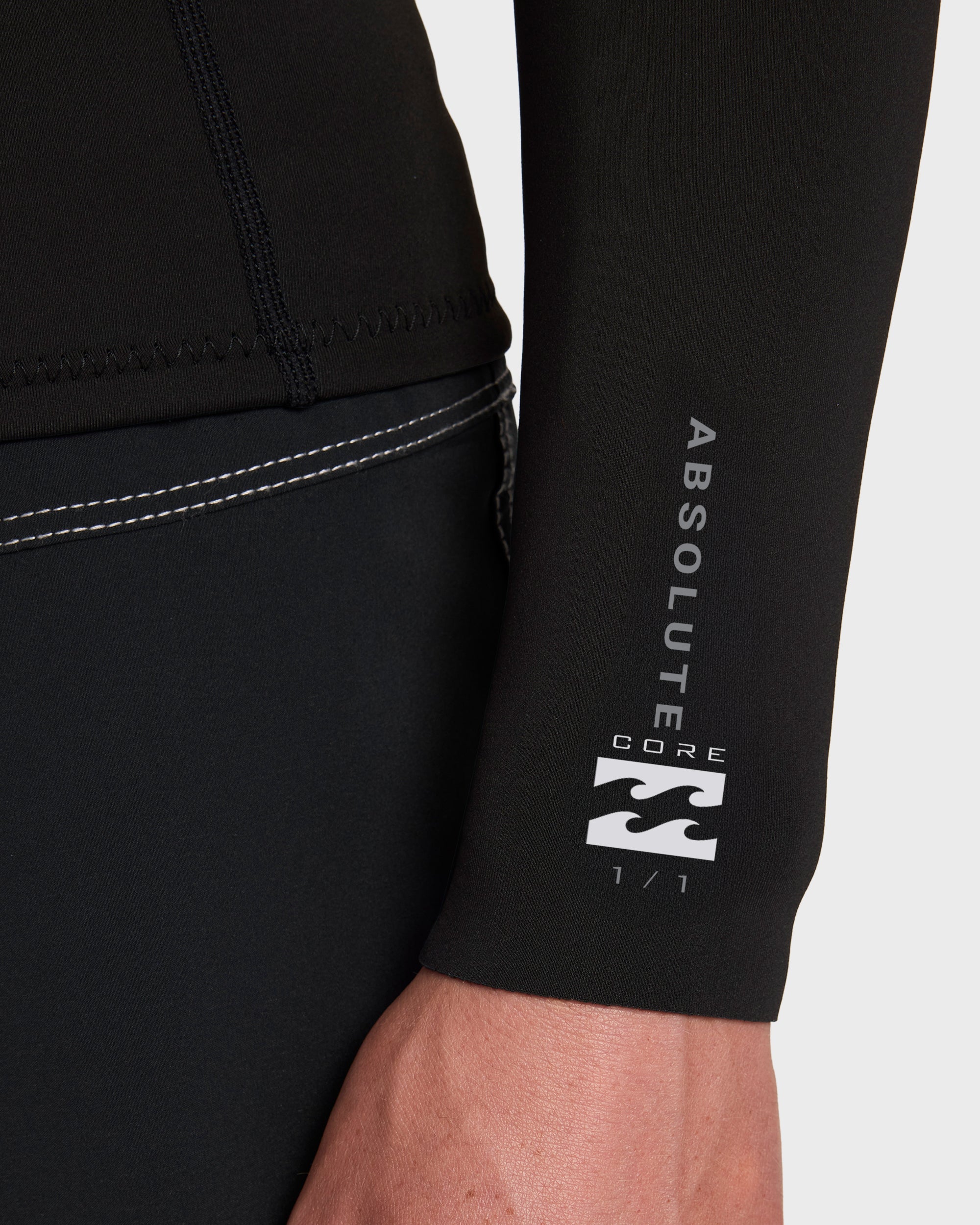 1mm Absolute Core Long Sleeve Wetsuit Jacket - Black