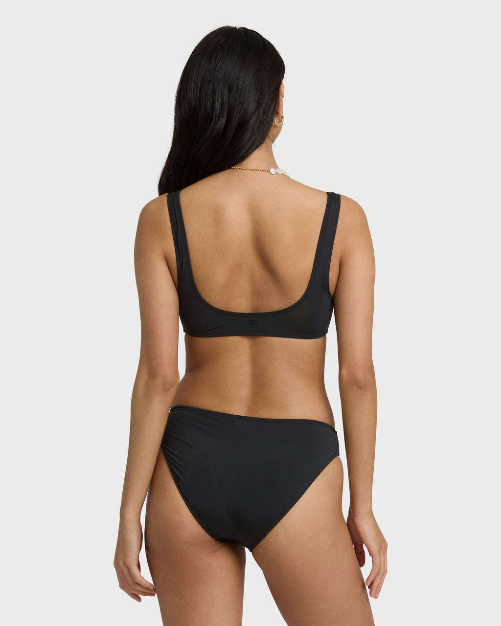 Sol Searcher Lowrider Full Bikini Bottoms - Black Pebble