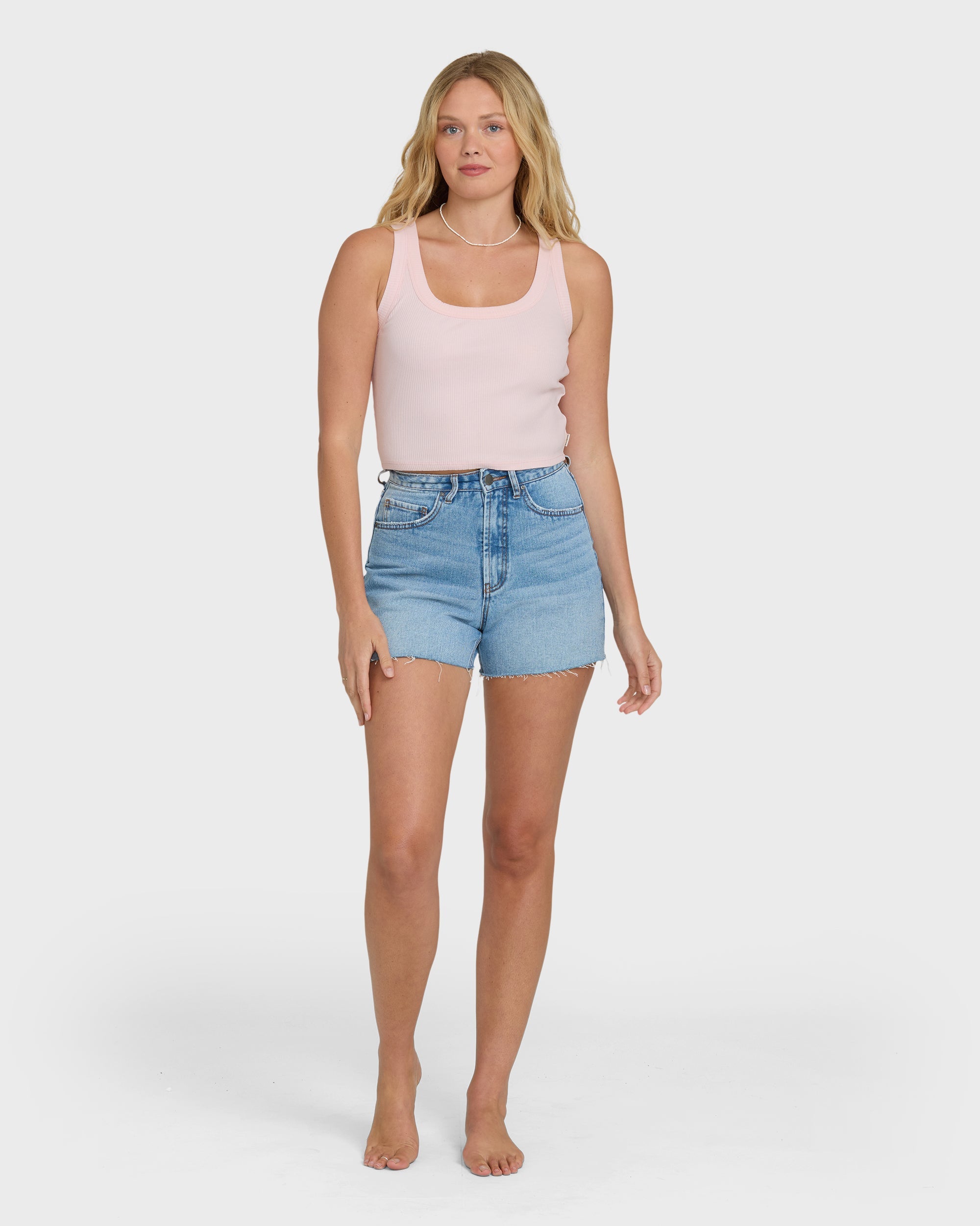 Rerun Tank Top - Rosewater
