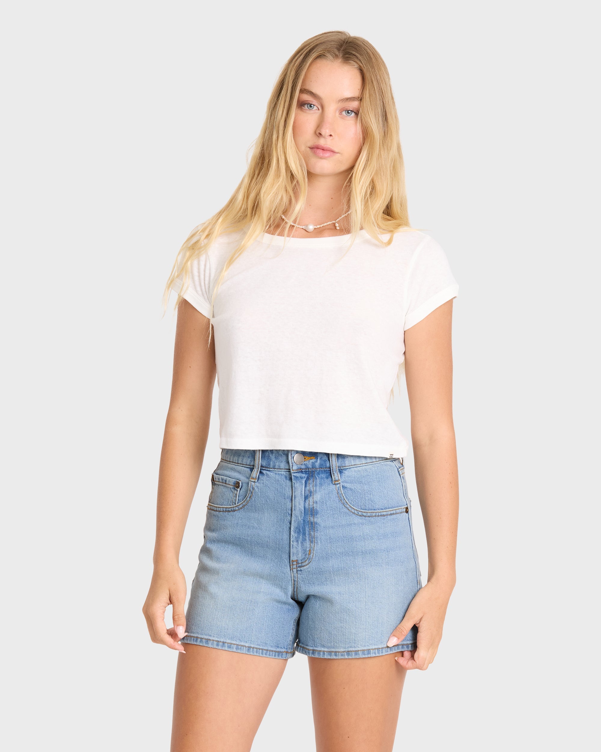 Shifter Denim Shorts - Light Wash