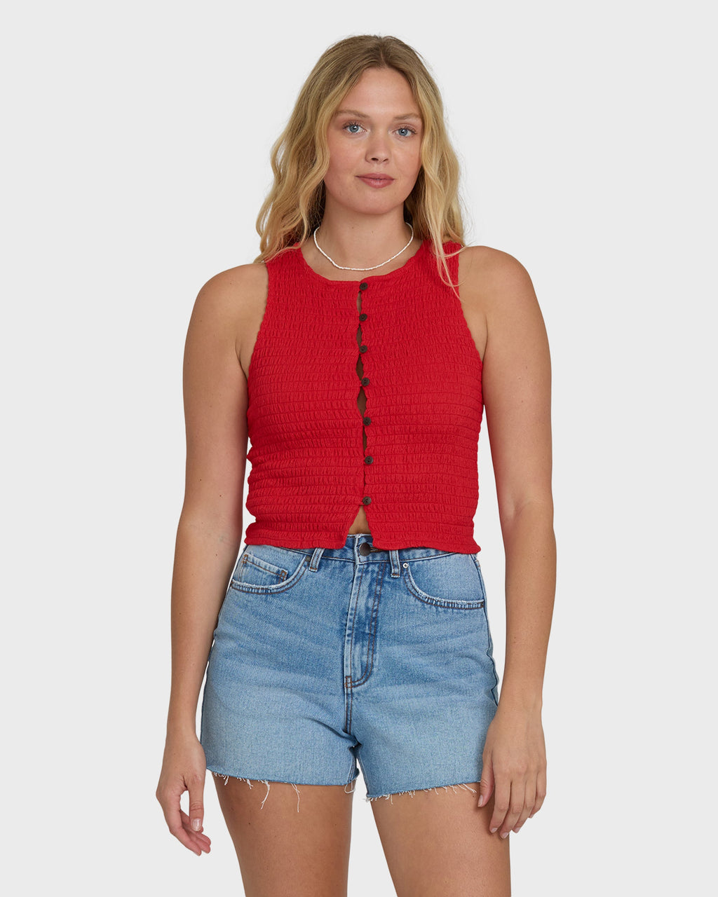 Kelsey Tank Top - Fiesta Red