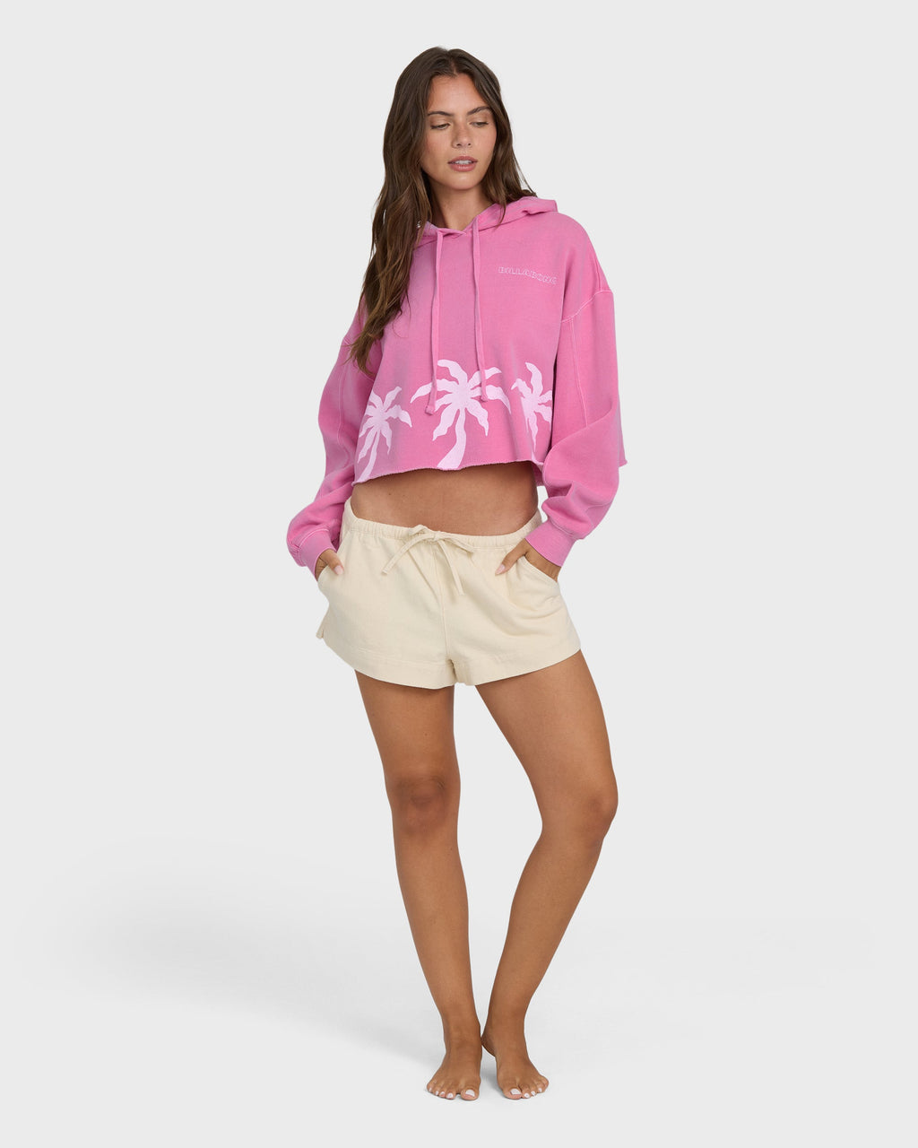 Palmer Hood Pullover Hoodie - Guava