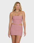 So Micro Mini Skirt - Pink Sunset