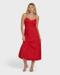 Take It Back Maxi Dress - Fiesta Red