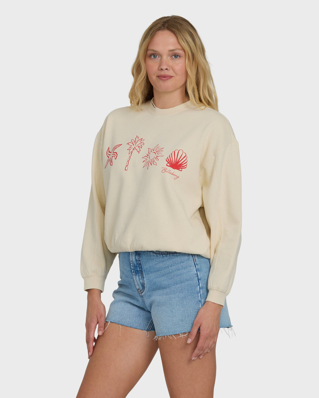 Treasure Cay Crewneck Sweatshirt - White Cap