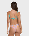 Babe Alert V Hike Reversible Bikini Bottoms - Agave