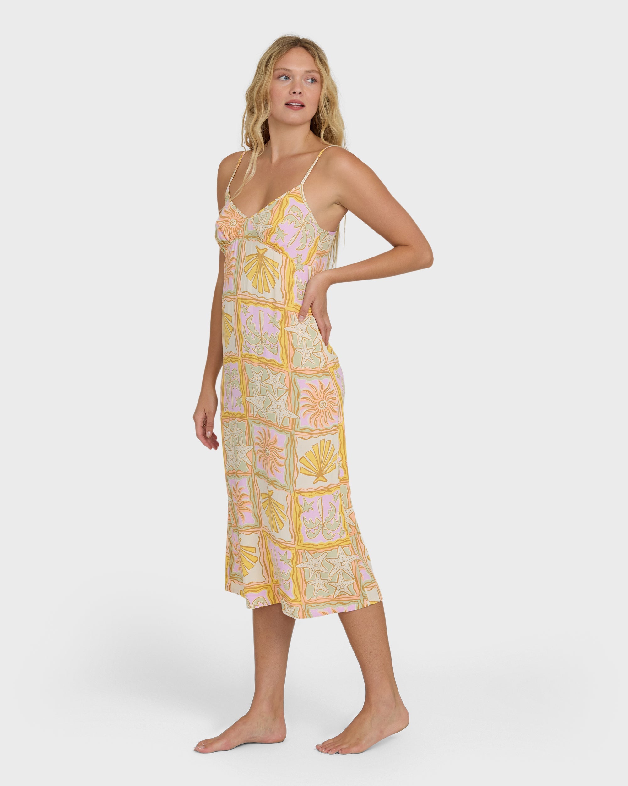 Summer Babe Midi Dress - Sweet Lilac