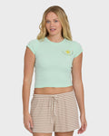 World Wanderer Short Sleeve Knit T-Shirt - Agave