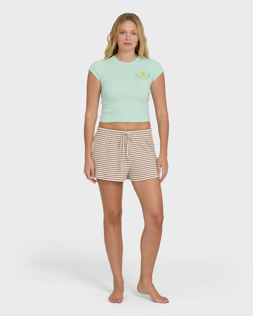 World Wanderer Short Sleeve Knit T-Shirt - Agave