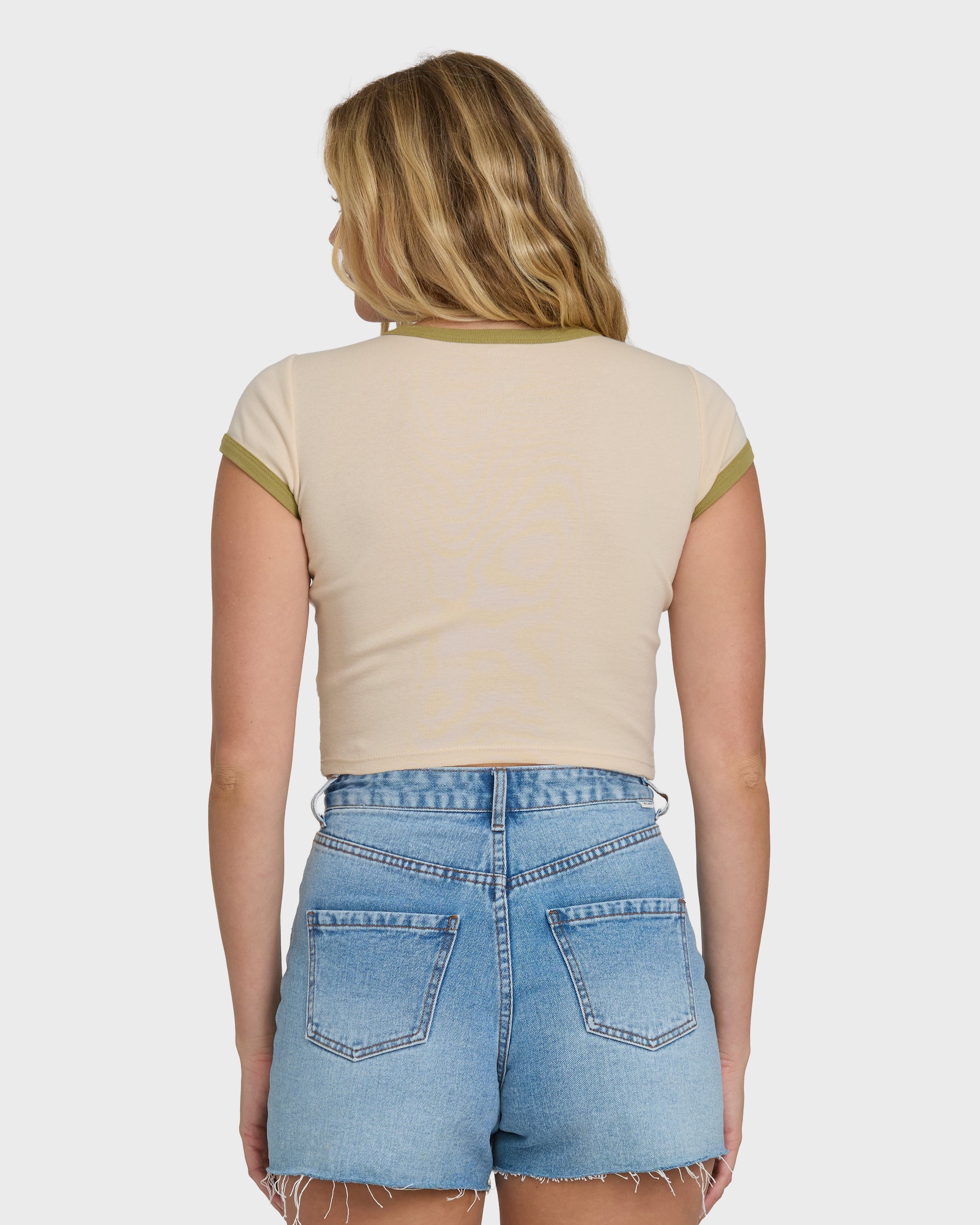 Sunny Out Short Sleeve Cotton T-Shirt - Dove