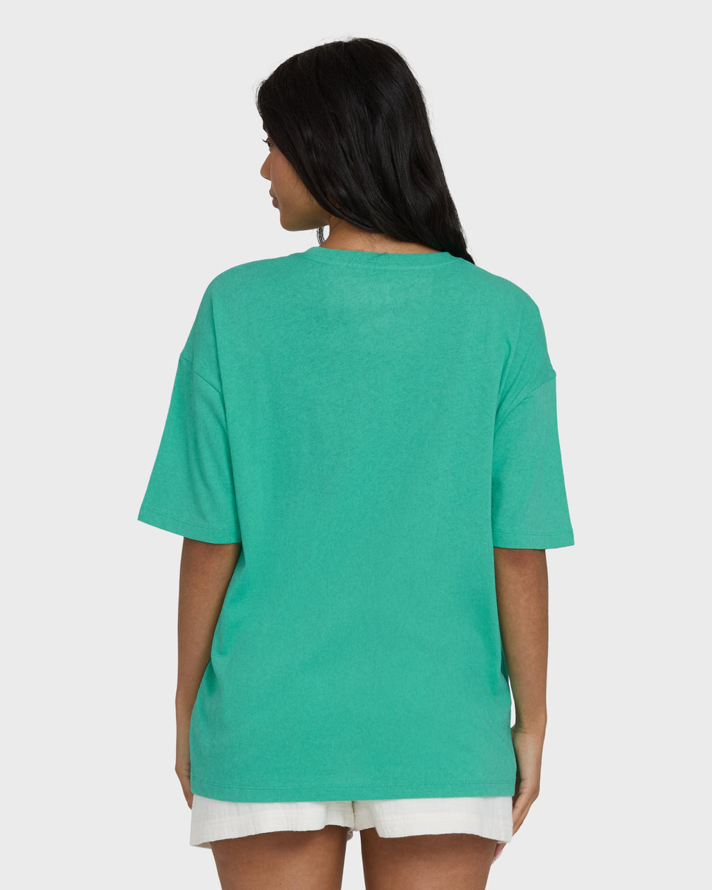 Summer Heat Short Sleeve Knit Graphic T-Shirt - Green Tropics
