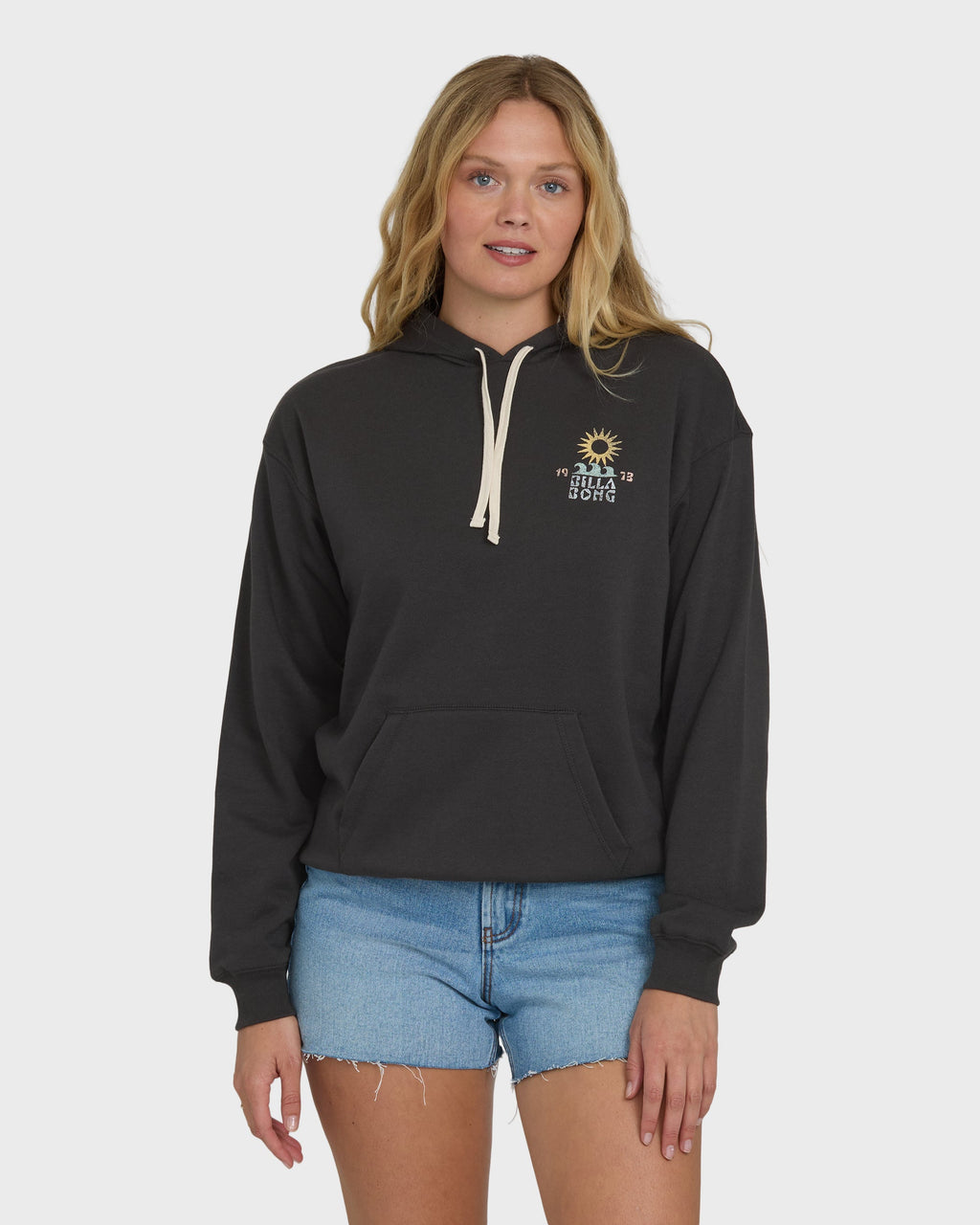 Before Times Pullover Hoodie - Off Black