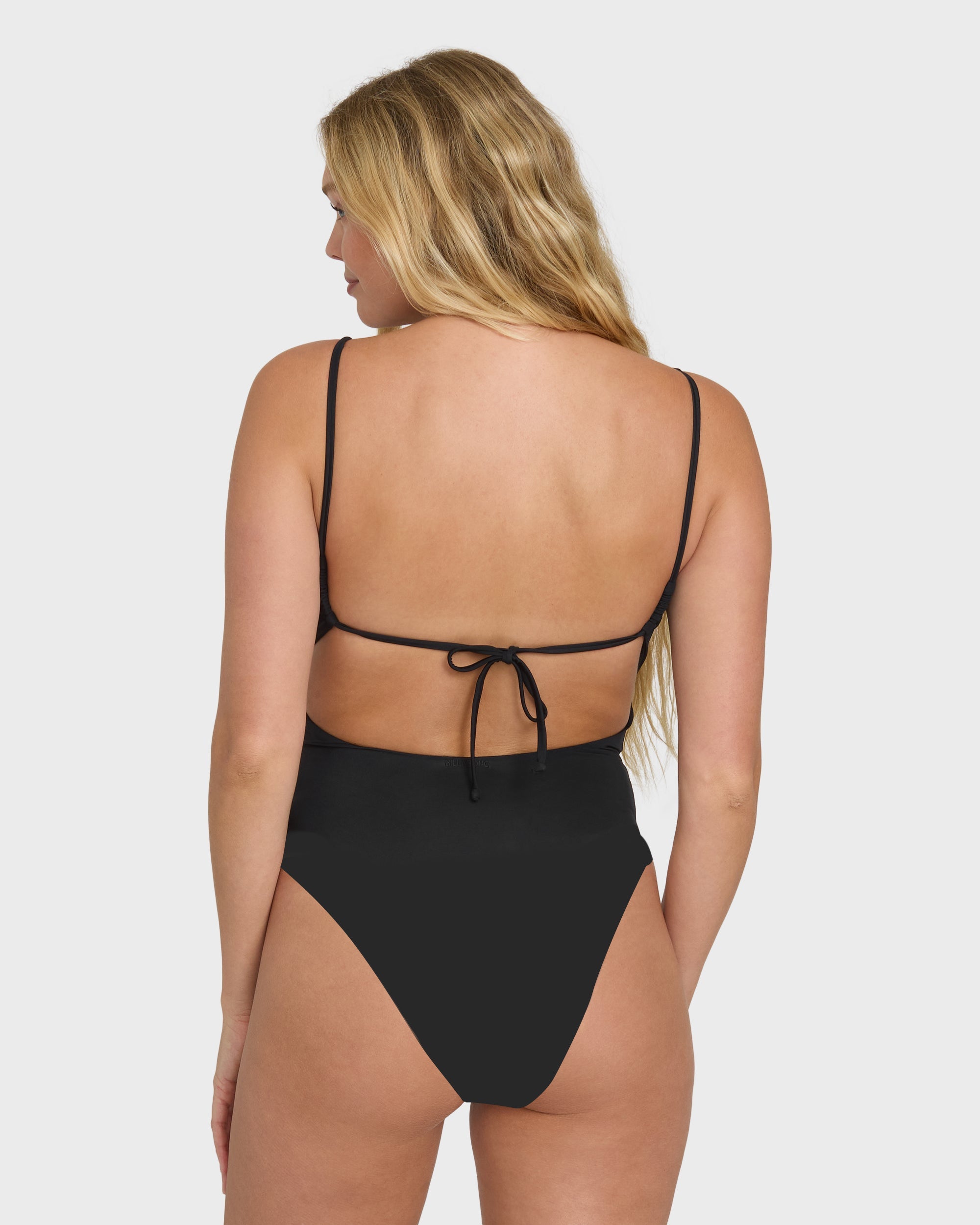 Sol Searcher Sloane One Piece Swimsuit - Black Pebble