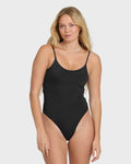Sol Searcher Sloane One Piece Swimsuit - Black Pebble