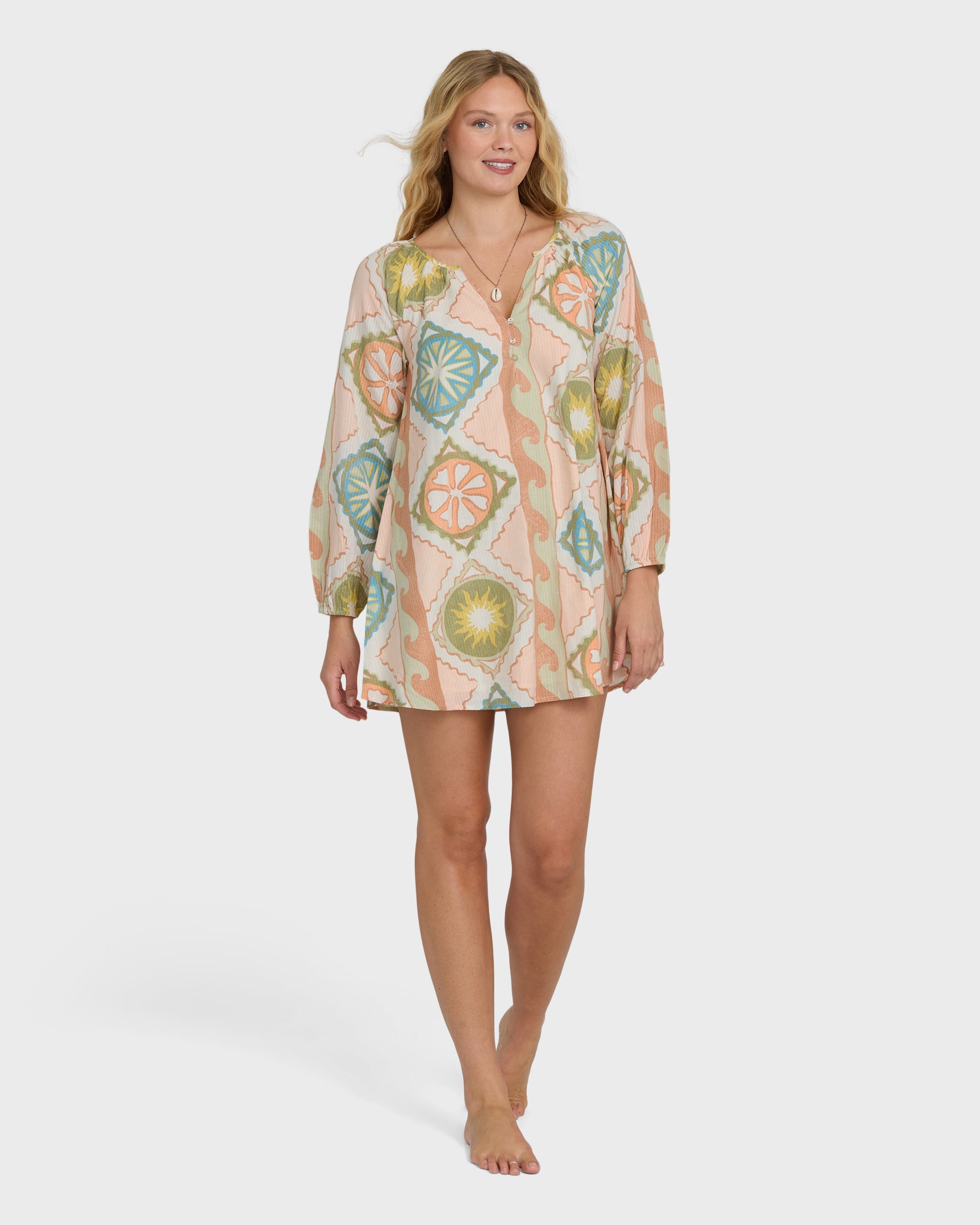 Sweet Dreamer Mini Dress - White Cap