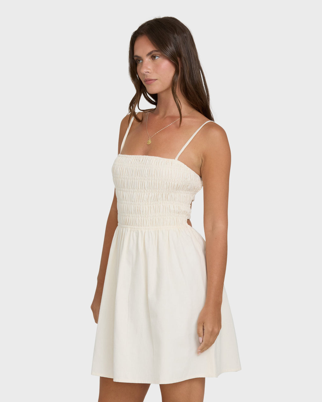 Suns Out Mini Dress - White Cap