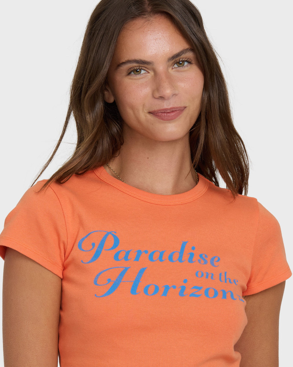 Paradise Horizon Short Sleeve T-Shirt - Saffron