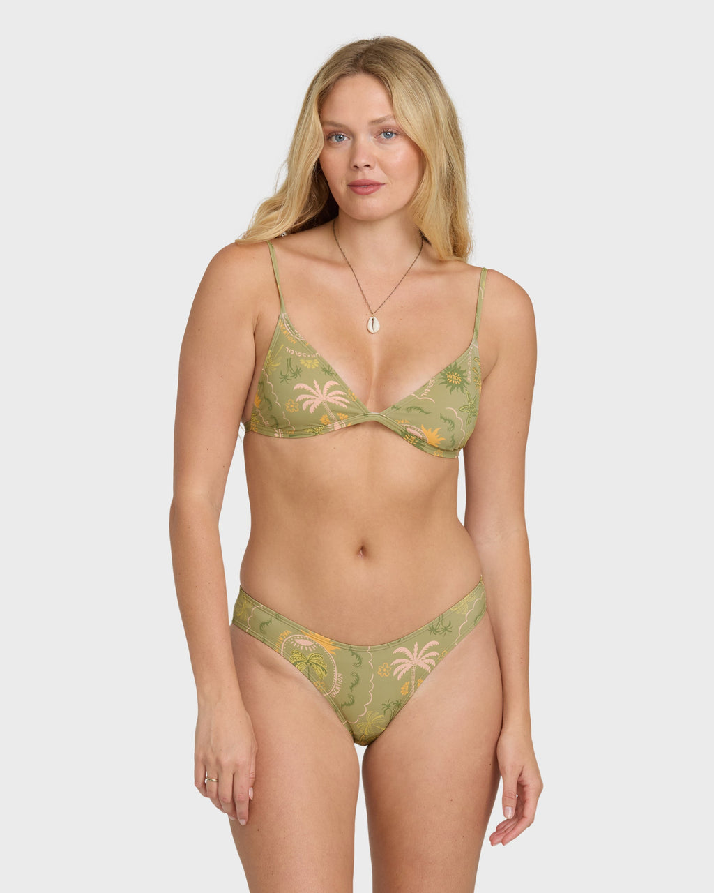 Vaca Soleil Bondi Medium Bikini Bottom - Cedar