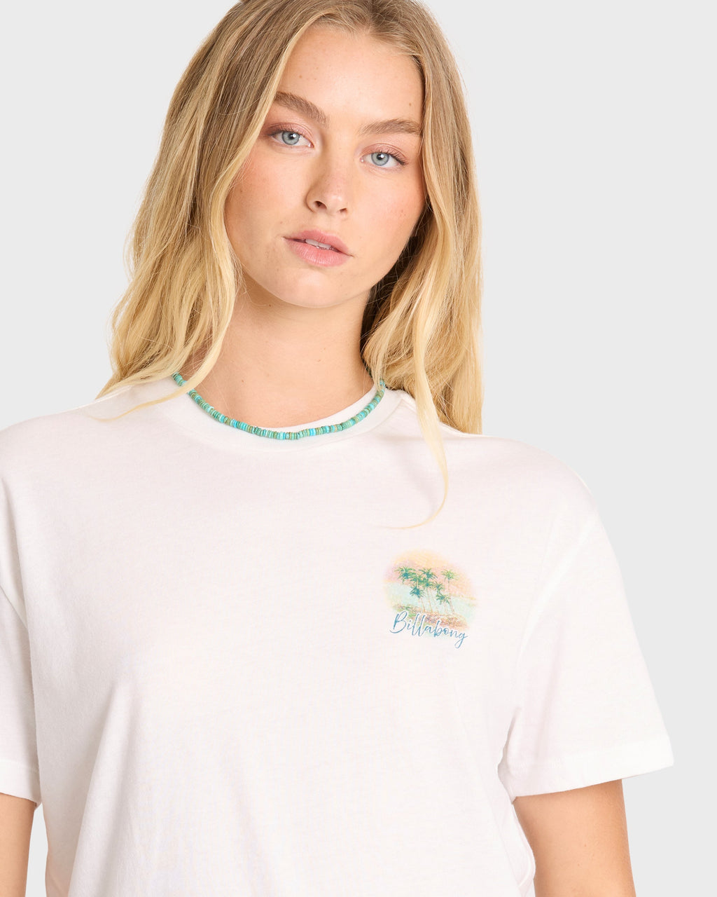 Catching Waves Short Sleeve Jersey T-Shirt - Salt Crystal