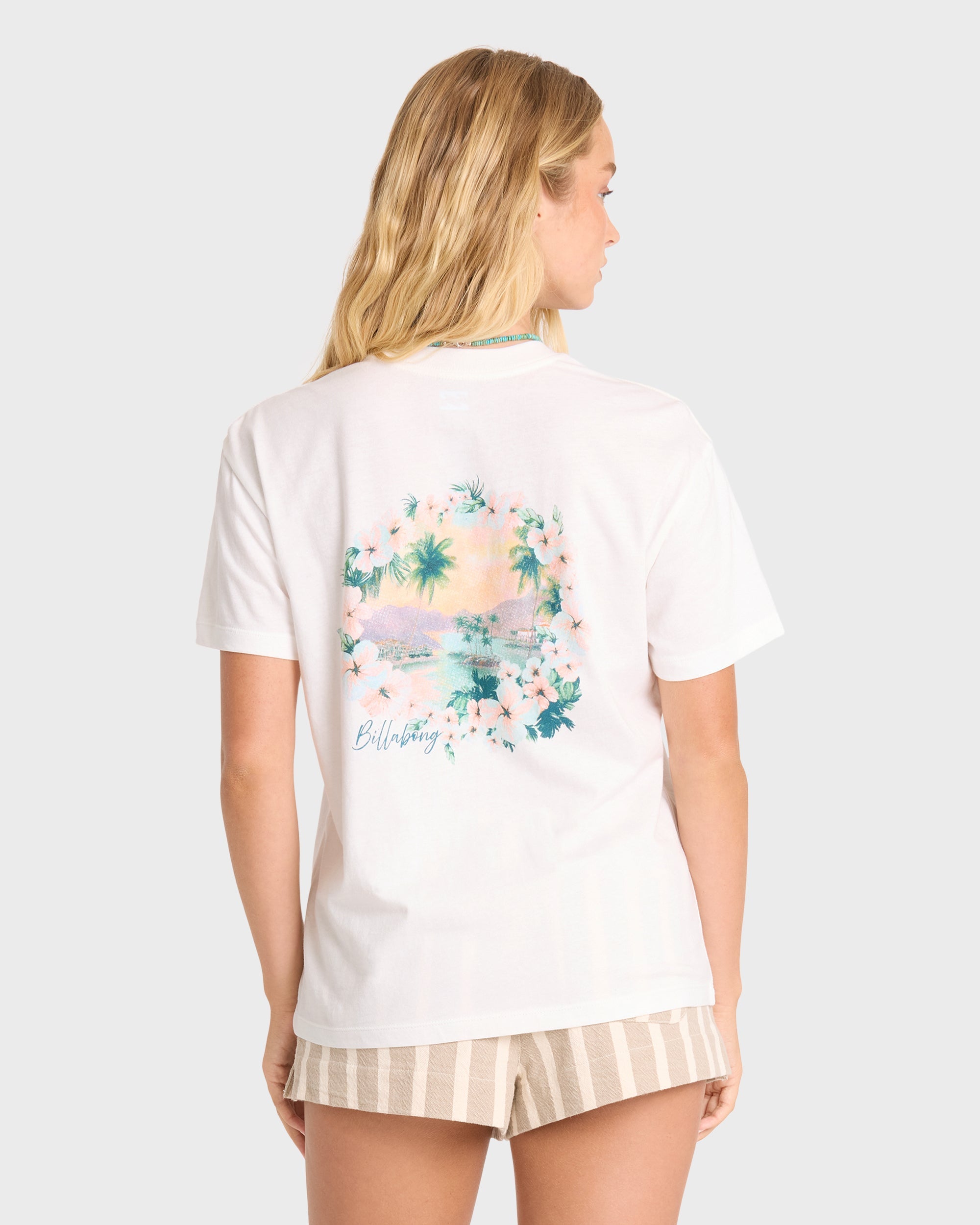 Catching Waves Short Sleeve Jersey T-Shirt - Salt Crystal