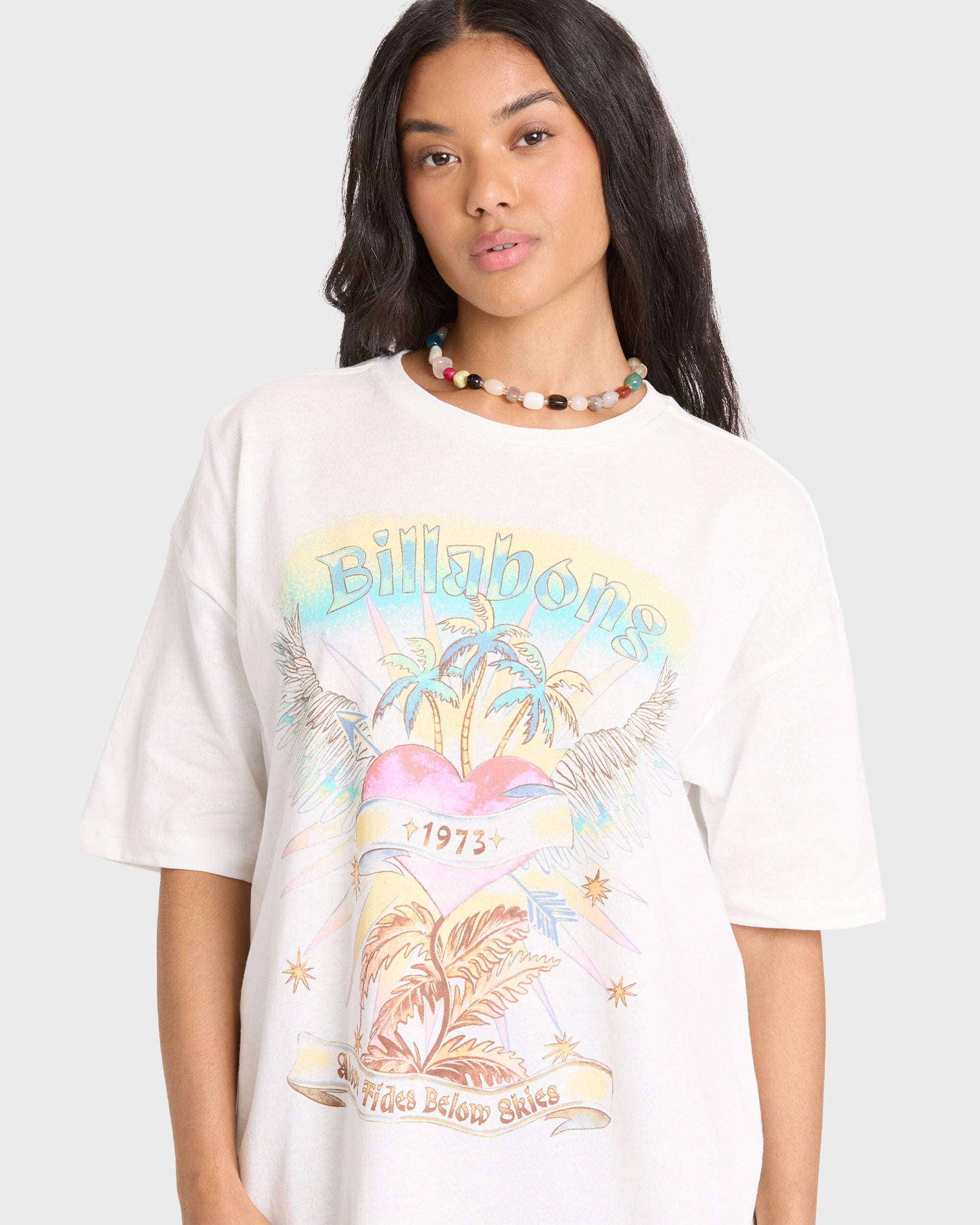 Pour Your Heart Short Sleeve Jersey T-Shirt - Salt Crystal