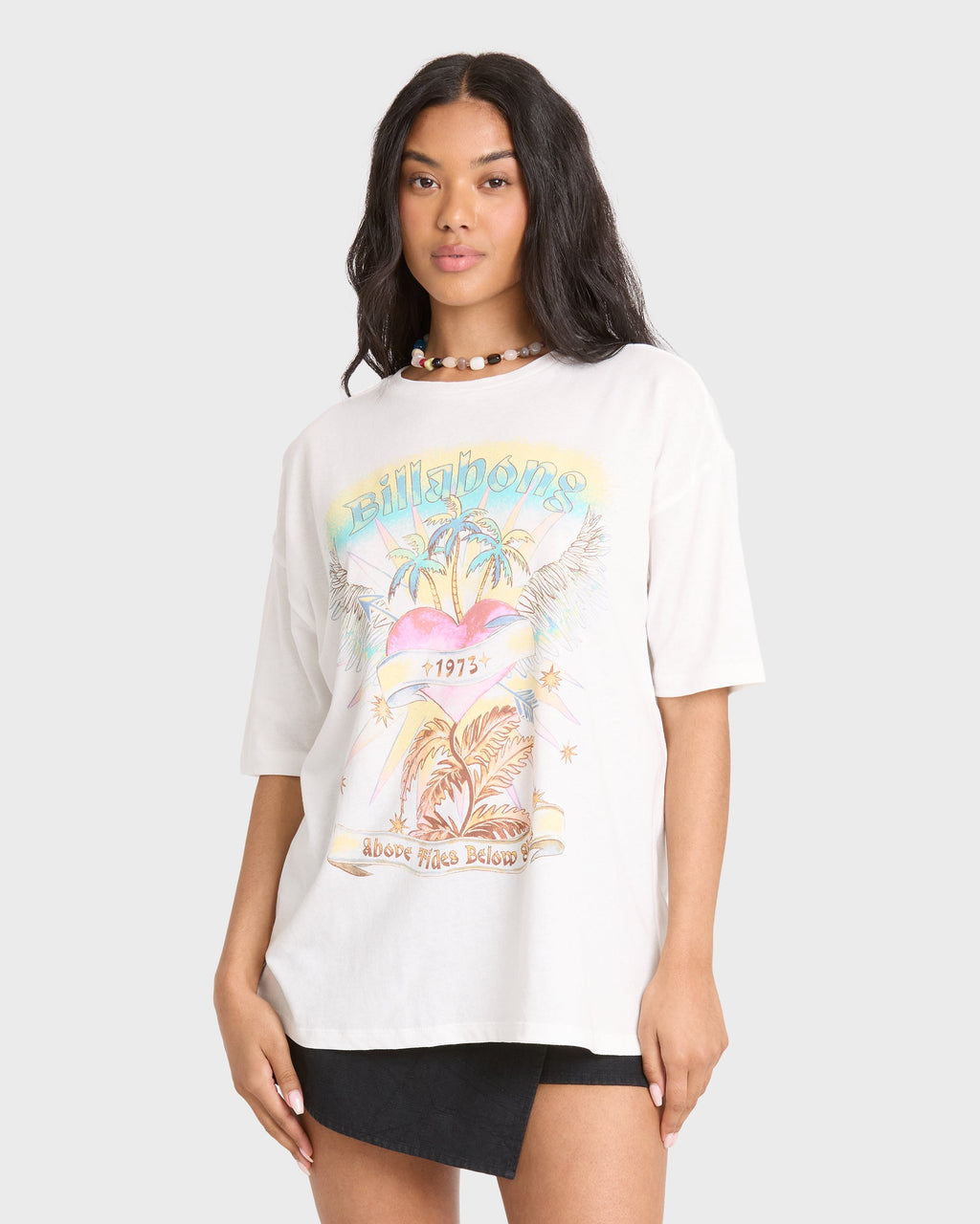 Pour Your Heart Short Sleeve Jersey T-Shirt - Salt Crystal