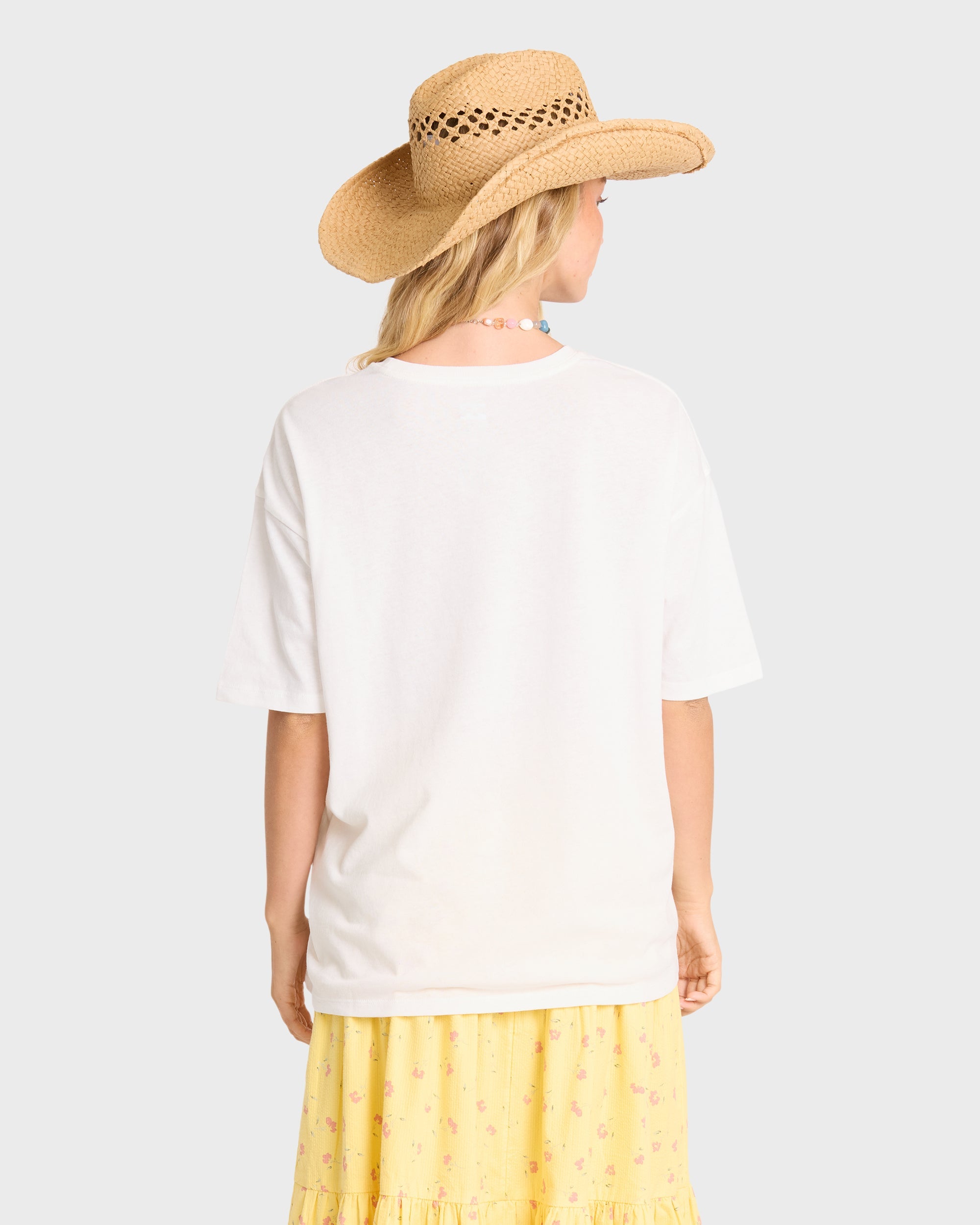 Surf Le Soleil Short Sleeve Cotton T-Shirt - Salt Crystal