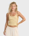 Beach It Tank Top - Curry