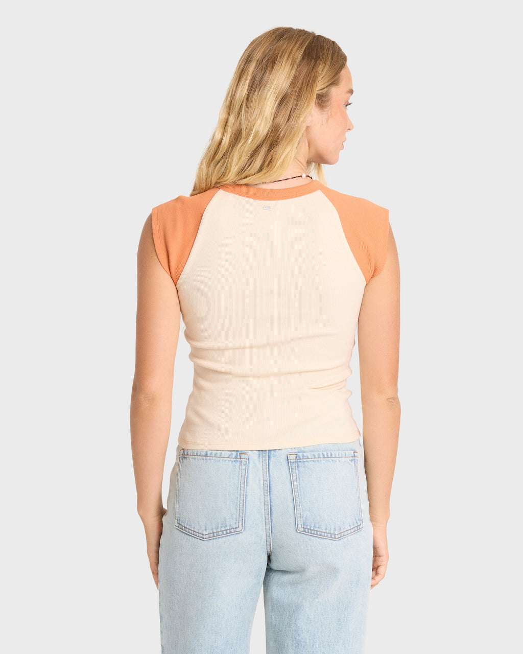 Sea Friends Short Sleeve Knit Raglan T-Shirt - Amber