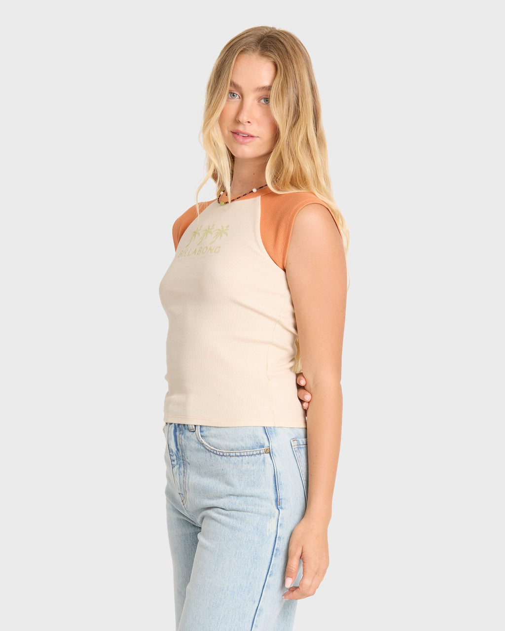 Sea Friends Short Sleeve Knit Raglan T-Shirt - Amber