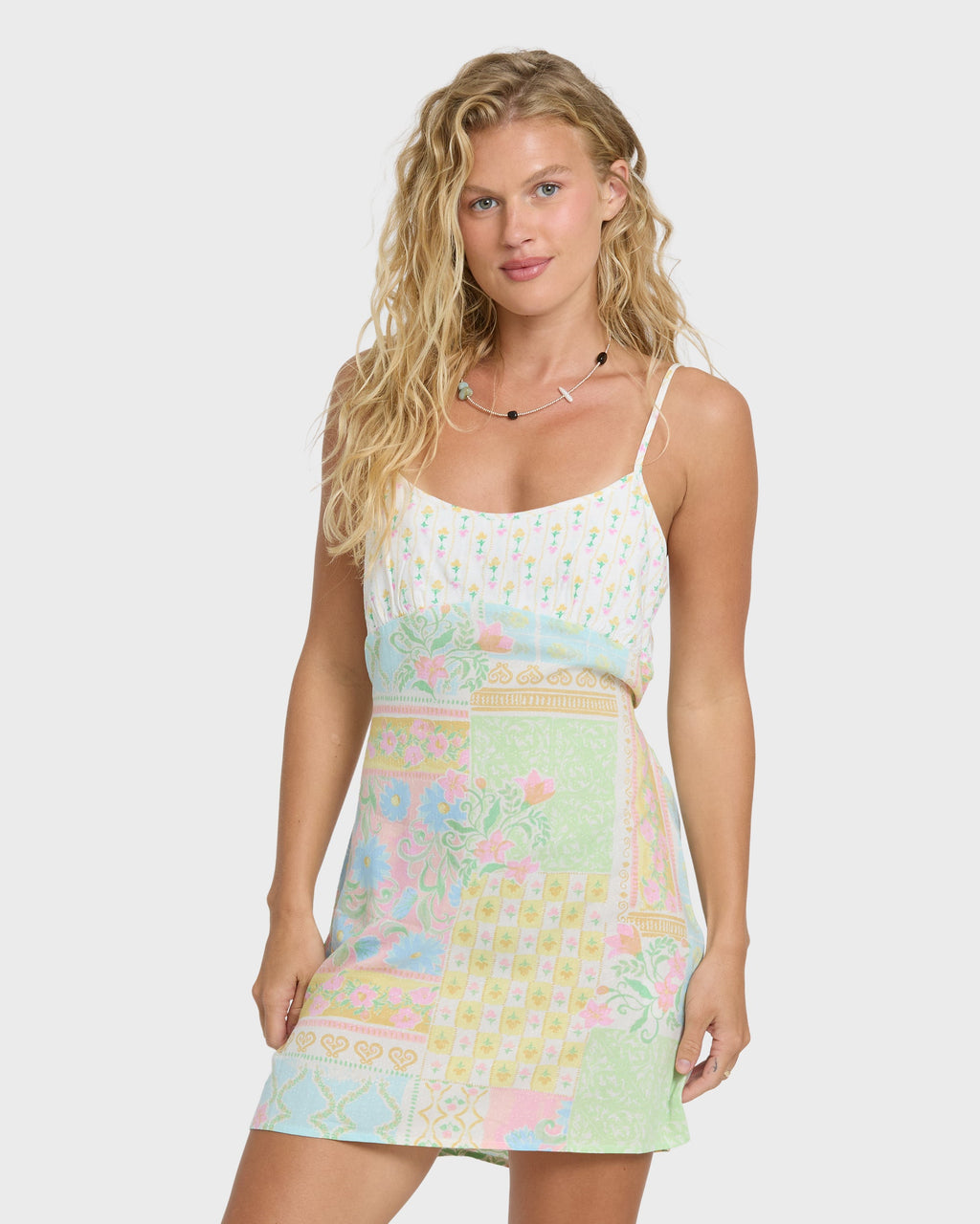 Little Crush Mini Dress - White Multi