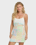 Little Crush Mini Dress - White Multi