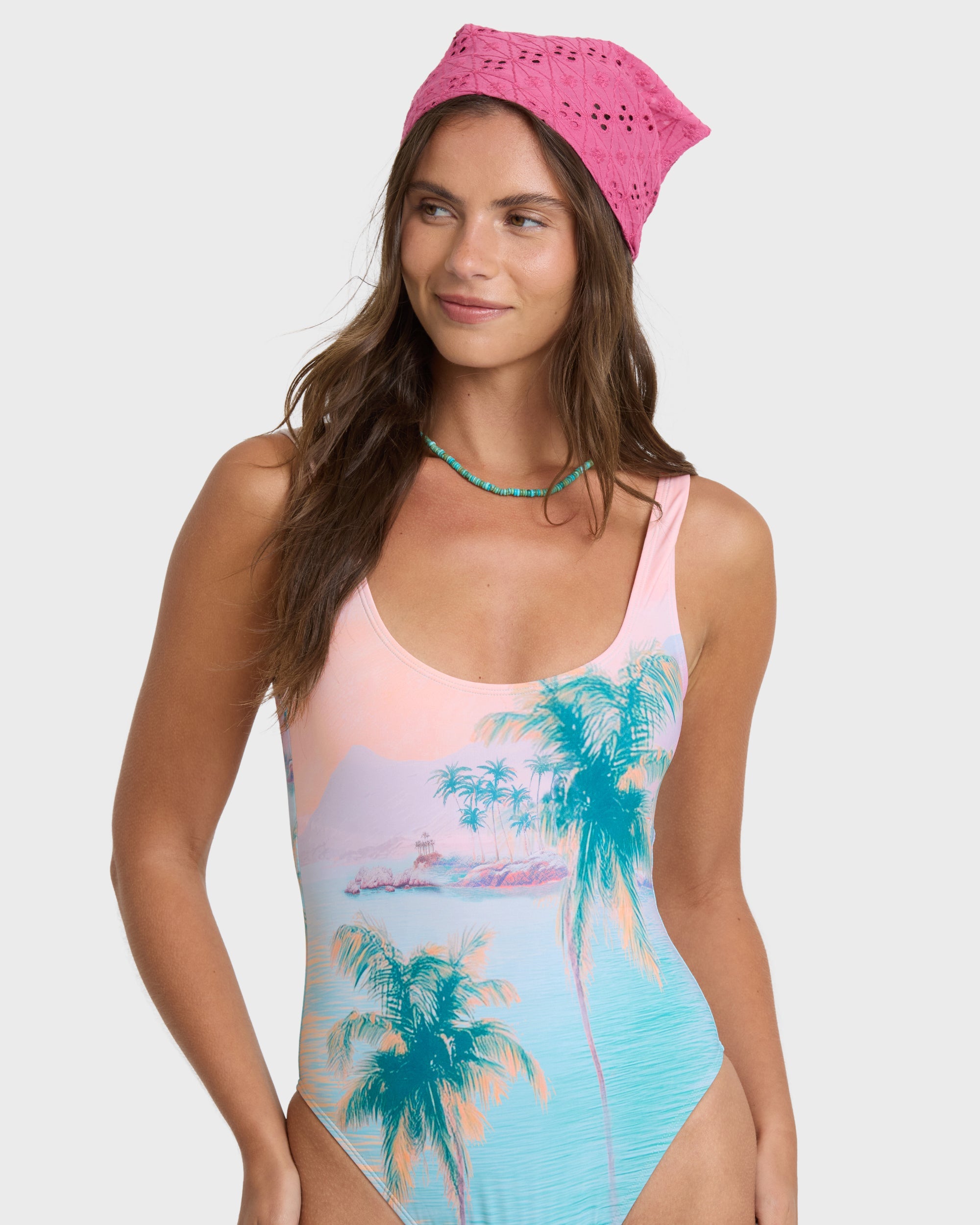 Palm Bay Fiji One Piece Swimsuit - Waterfall