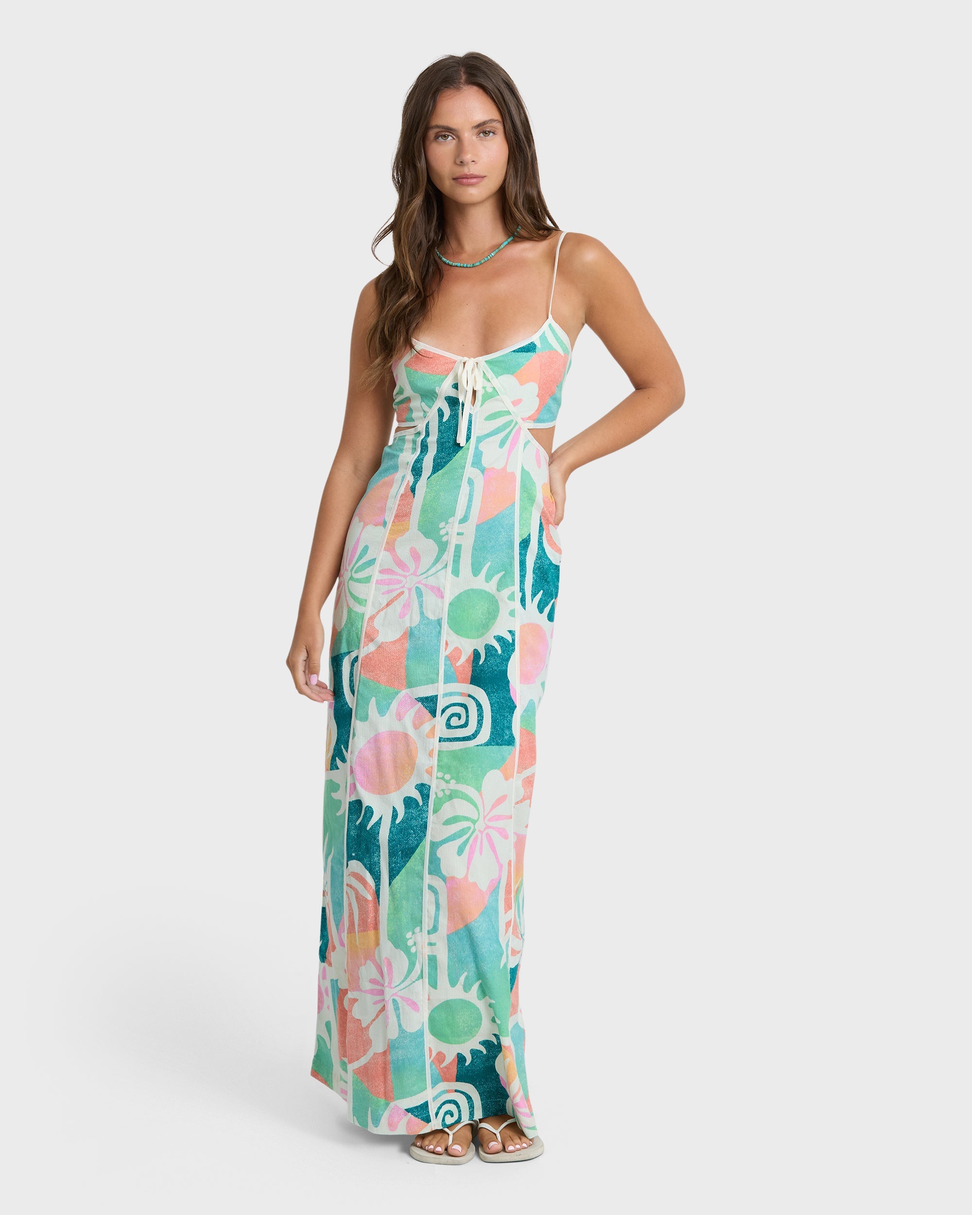 Blue Horizons Maxi Dress - Misty Blue
